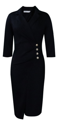 Vestido Lápiz Formal De Mujer De Corte Ajustado