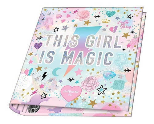 Imagen 1 de 3 de Carpeta Escolar Nro 3 Quitapesares Unicornio Mooving 1203 Ed