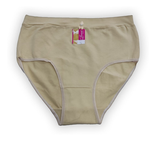 Bombacha Universal Cintura Doble Algodon Y Lycra X 3 Un!