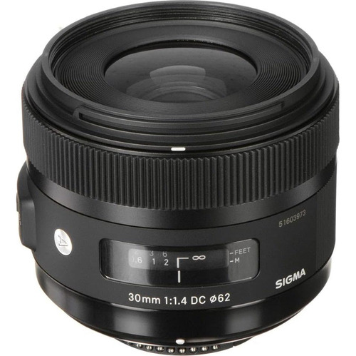 Lente Sigma 30mm F/1.4 Dc Hsm Art Para Nikon F + Accesorios