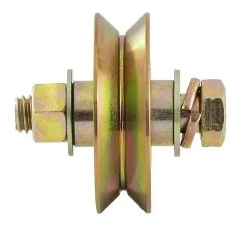 Imagen 2 de 3 de Pack De Rueda Para Portón Con Perno 70mm (2pcs