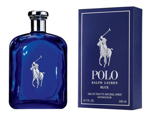 Imagen 2 de 2 de Ralph Lauren Polo Blue EDT 200 ml para hombre