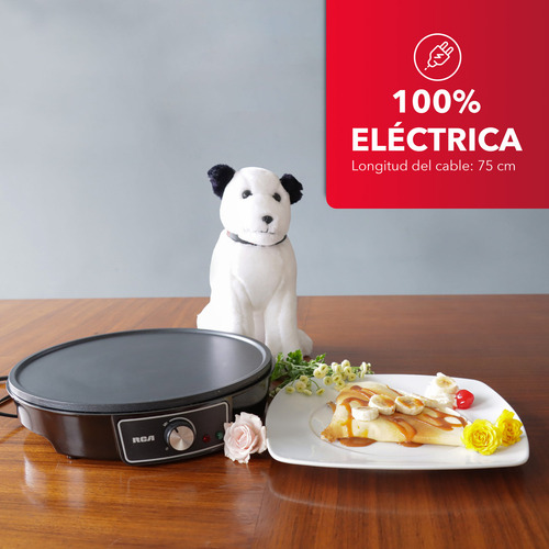 Rca Crepera Plancha Antiadherente Con Accesorios Rc-602