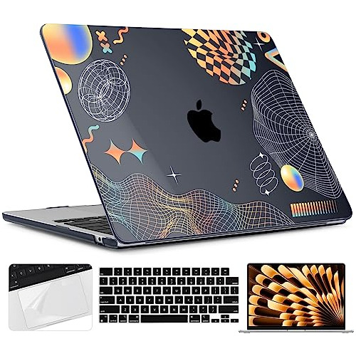 Twolskoo For M2 Macbook Air 15 Inch Case 2023 A2941 With Tou