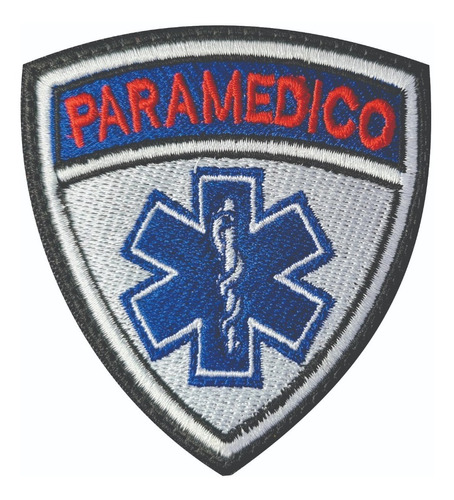 Parche Bordado Escudo Paramedico Primeros Auxilios Erum