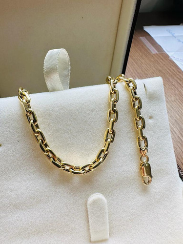 Pulseira Masculina Cartier Grossa 6mm Ouro 18k - 750 Comprimento 22 cm Cor Amarelo