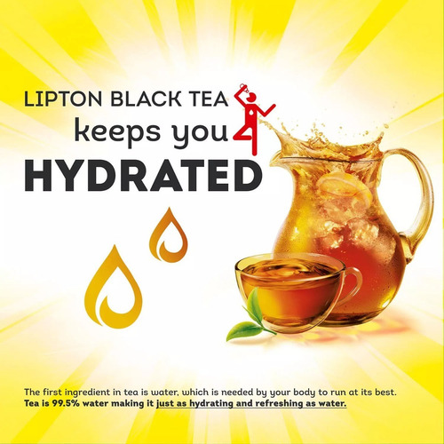 Imagen 3 de 8 de Te Lipton Black Tea El Favorito De America 104 Bolsitas