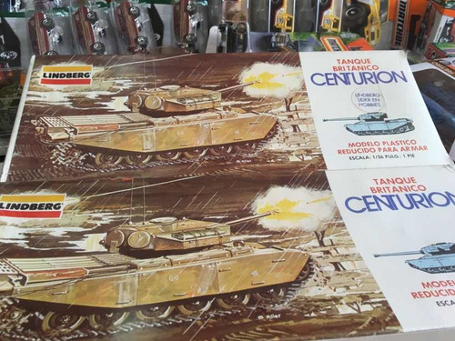 Imagen 3 de 5 de Lindberg Tanque Británico Centurion Para Armar Escala 1/36