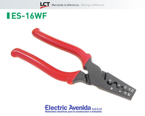 Pinza Puntera Tubular Lct Es-16wf Ctn Tiff Electricavenida