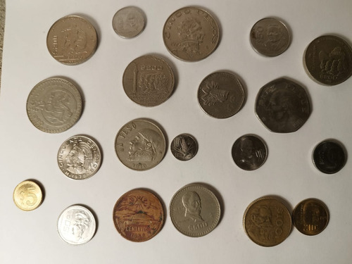 Lote 20 Monedas Mexicanas Antiguas