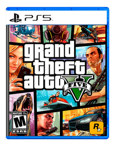 Grand Theft Auto V Standard Edition Rockstar Game Ps5 Físico