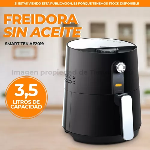 Freidora Eléctrica Deep Fry Smart Tek 2 Litros Aceite Color Negro