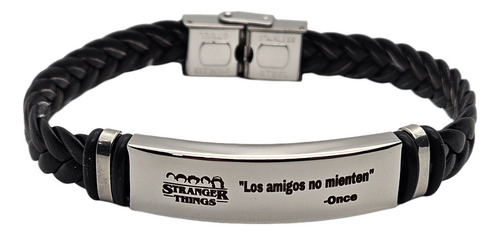 Stranger Things - Pulsera Amistad Frase De Amor 02 Diámetro 10 Cm Largo 20