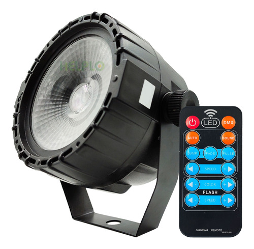 Kit 8 Luz De Palco Rítmico 40w Plug U Light Par Led Dj Dmxuv