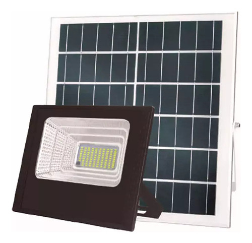 Lampara Reflector Led Control Y Panel Solar Bateria Durable