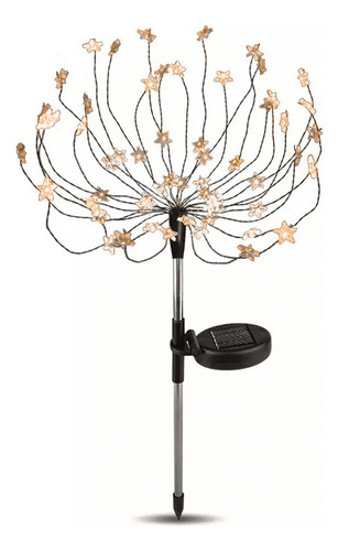 Nuevo Luz Solar Led For Jardín Con Forma De Estrella, 4