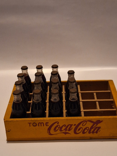 Antiguo Casillero De Propaganda Coca Cola De Madera 