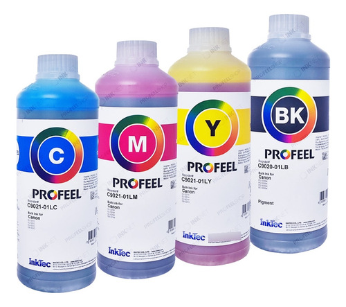 Tinta 4l Inktec C9020 Bk Pig + Cmy Corante G6010 G7010 Pixma