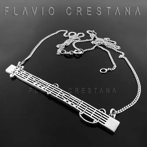 Colar 5ª Sinfonia De Beethoven, Prata 925. Fp - 61050401