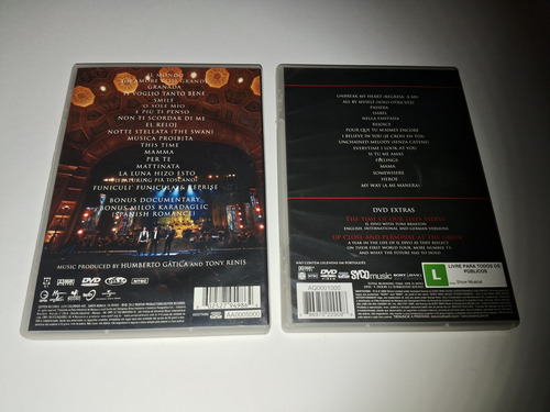 Dvd Il Divo E Il Volo Live Detroit, Grecia (Usado)
