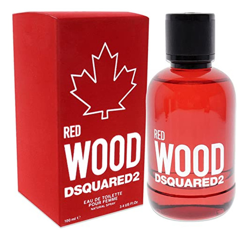 Dsquared2 Mujeres De Madera Roja Edt Spray 3.4 Ncgbl