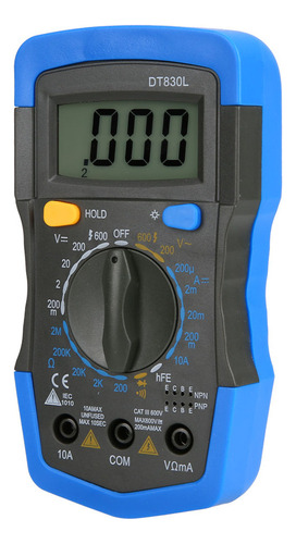 Multímetro Digital Portátil Portátil Lcd Mini Dc Ac De Volta
