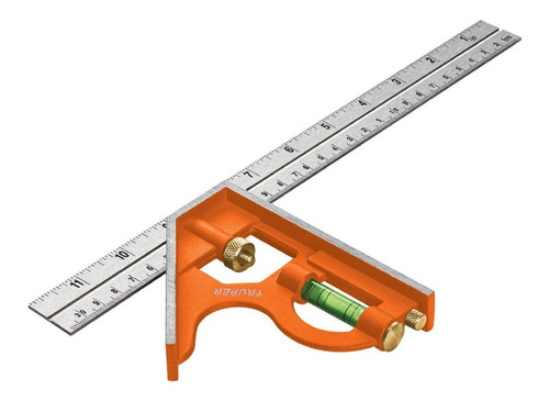 Escuadra De Combinación 12'' (30 Cm) Con Punzón Para Marcar