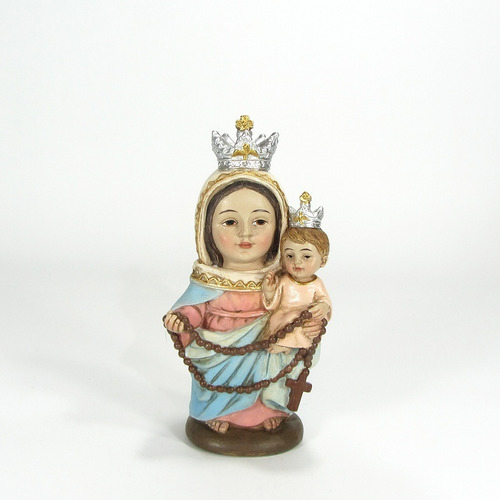 Estatua Bebe Virgen Rosario De San Nicolás 11cm (italy)