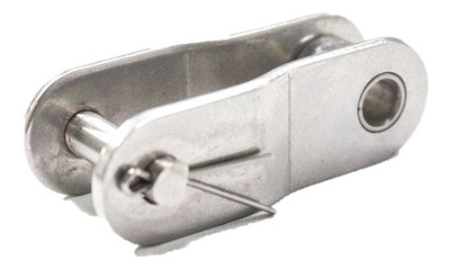 1 Medio Candado Para Cadena Acero Inox 80-ss