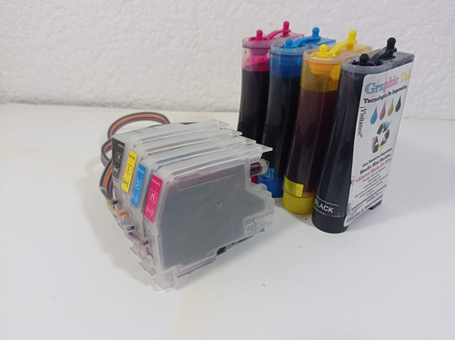 Tinta Continua Compatible Lc75 Mfc-j825dw Mfc-j425w Mfc-j430