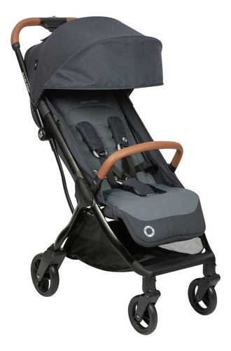 Carrinho de bebê de paseio Maxi-Cosi Eva Essential Graphite cinza com chassi de cor preto