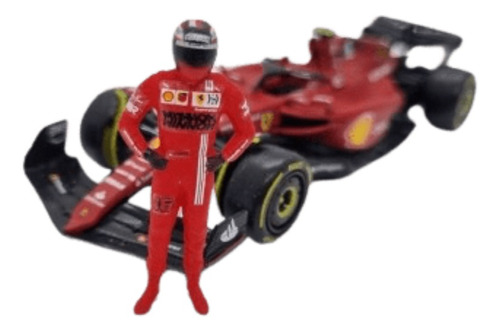 Charles Leclerc Ferrari Figura Piloto 1/43 Solo La Figura