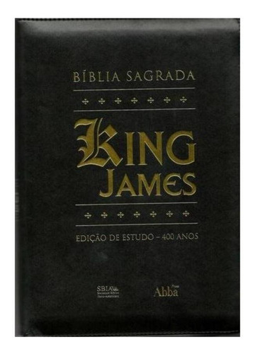 Bíblia Sagrada Edição De Estudo 400 Anos Preta- King James