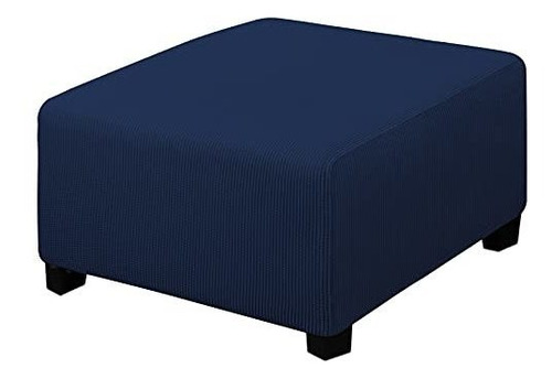 Funda Elastica Para Sillon Taburete Tamaño Mediano Azul