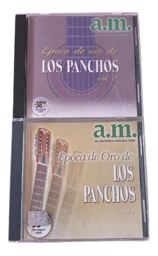 Los Panchos Vol. 1 & 2 Cd Disco Compacto Doble 2000 Mediasat