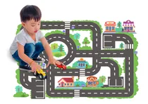 Comprar Pista De Carros Tapete Em Lona Para Crianças Brincar Cor Pista Carros - Pc02