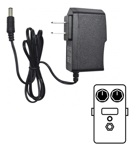 Adaptador Pedales Para Guitarra Eléctrica 9 Vol - 500 Ma