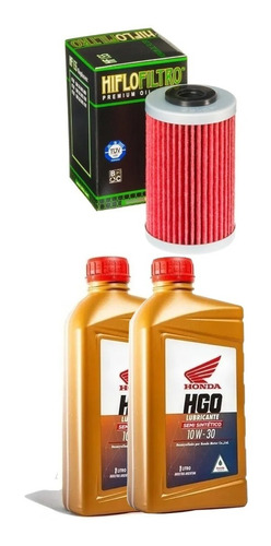 Kit Service Bajaj Dominar 400 Honda Hgo Semi + Filtro Hiflo