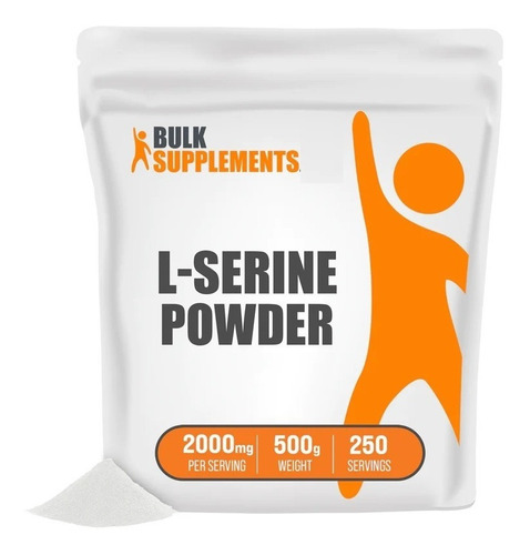 Bulk Supplements | Polvo L-serina | 500g | 250 Servicios