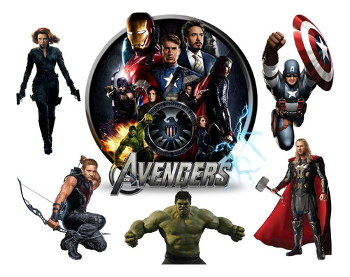Avengers Para Imprimir Decoración Cumple Candy