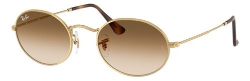 Anteojos Lentes Sol Ray Ban Oval Rb3547-51 Original Dorado / Sepia Degrade Sepia Degrade Dorado Dorado