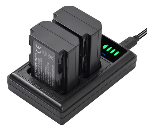 Batería De Cargador Con Indicadores De 2280 Mah Np-fz100.cha