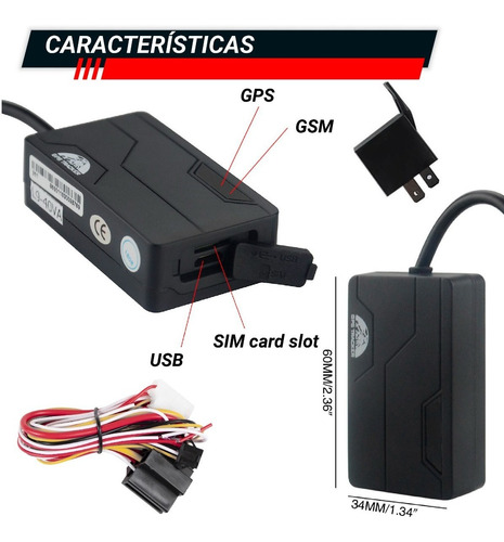 Imagen 9 de 10 de Gps Mini Tracker Localizador Vehicular Tk311c Con Control