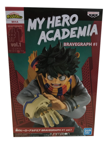 Figura Banpresto Bravegraph My Hero Academia Izuku Midoriya