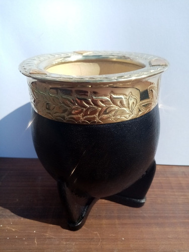 Mate Imperial Calabaza Seleccionada Y Pulida Boca De Alpaca