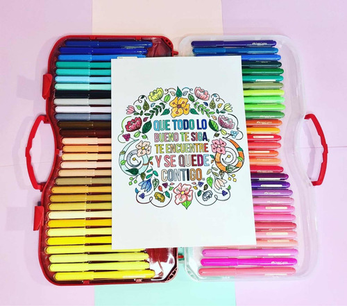 Imagen 3 de 3 de Estuche De Marcadores Faber Castell ,60 Hermosos Colores