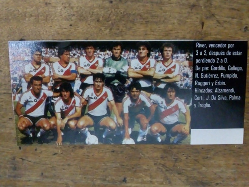 Recorte River Plate De Da Silva Palma Troglio Y Otros