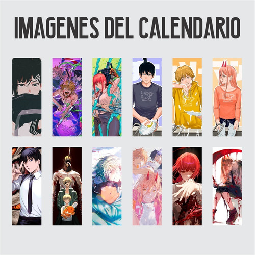 Imagen 6 de 9 de Calendario 2023 Anime One Piece, Chainsaw Man, Etc Animeras