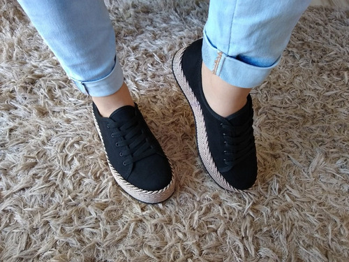 Tenis Casual Feminino Plataforma Camurça Beira Rio Original | Mercado Livre