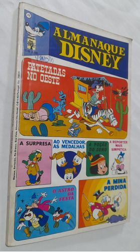 Almanaque Disney 32 Janeiro 1974 Pateta Mickey Tio Patinhas